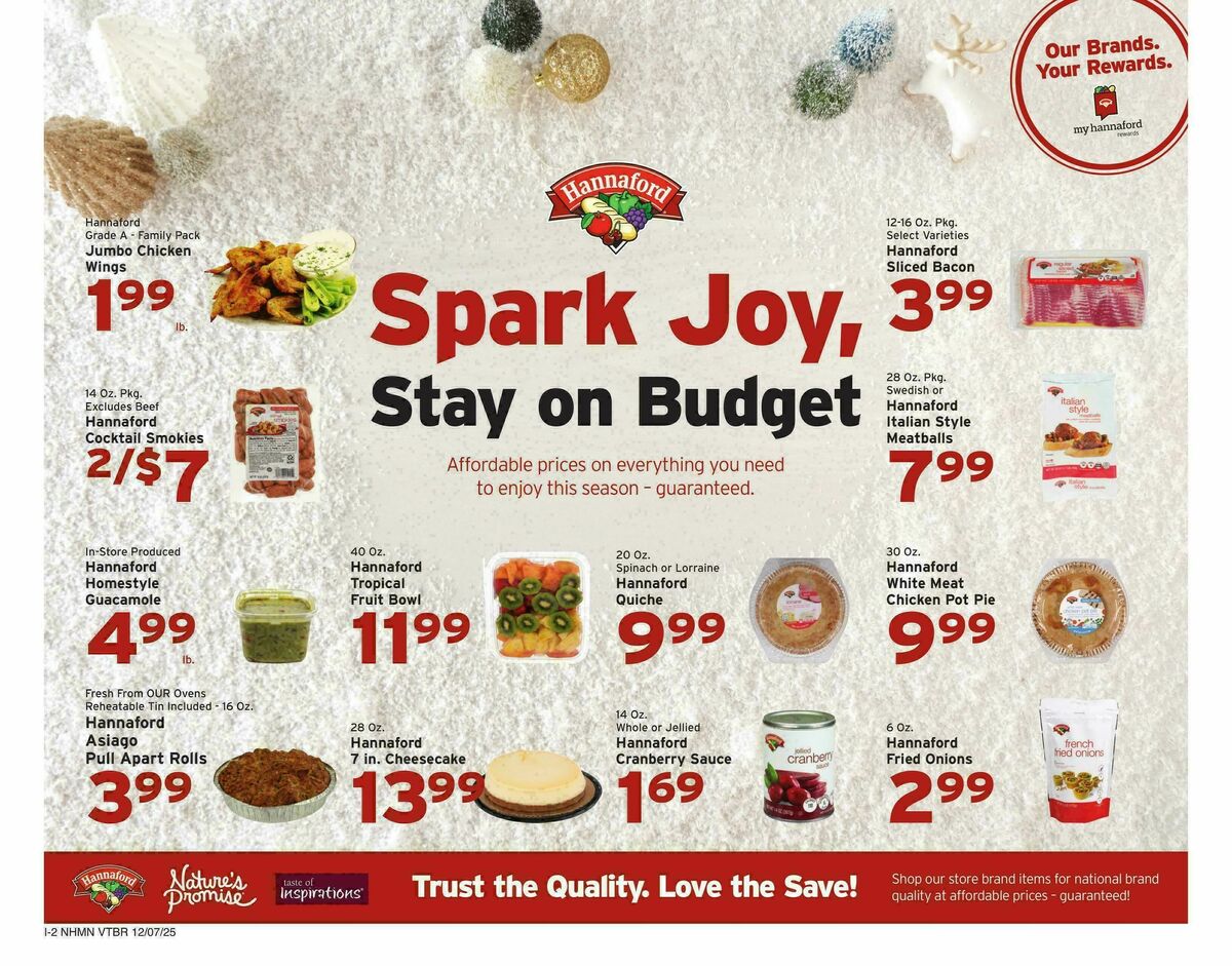 Hannaford Weekly Ad from December 7