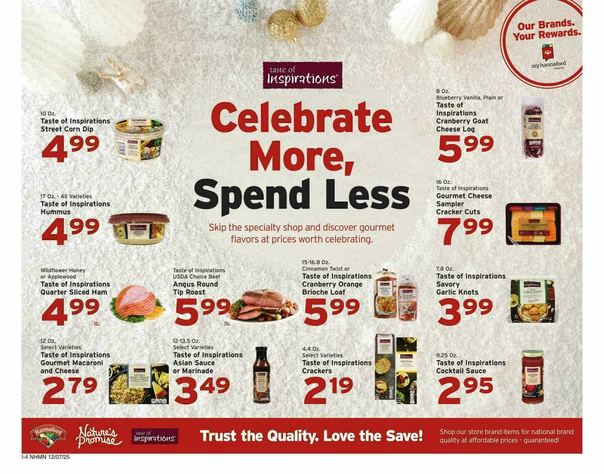 Hannaford Weekly Ad from December 7