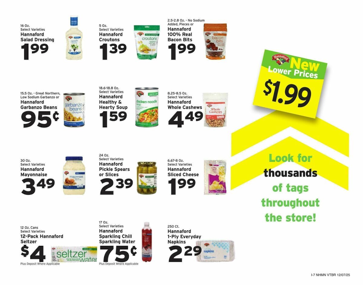 Hannaford Weekly Ad from December 7