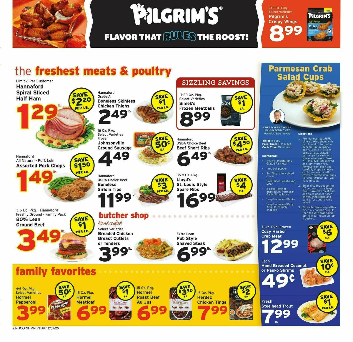 Hannaford Weekly Ad from December 7