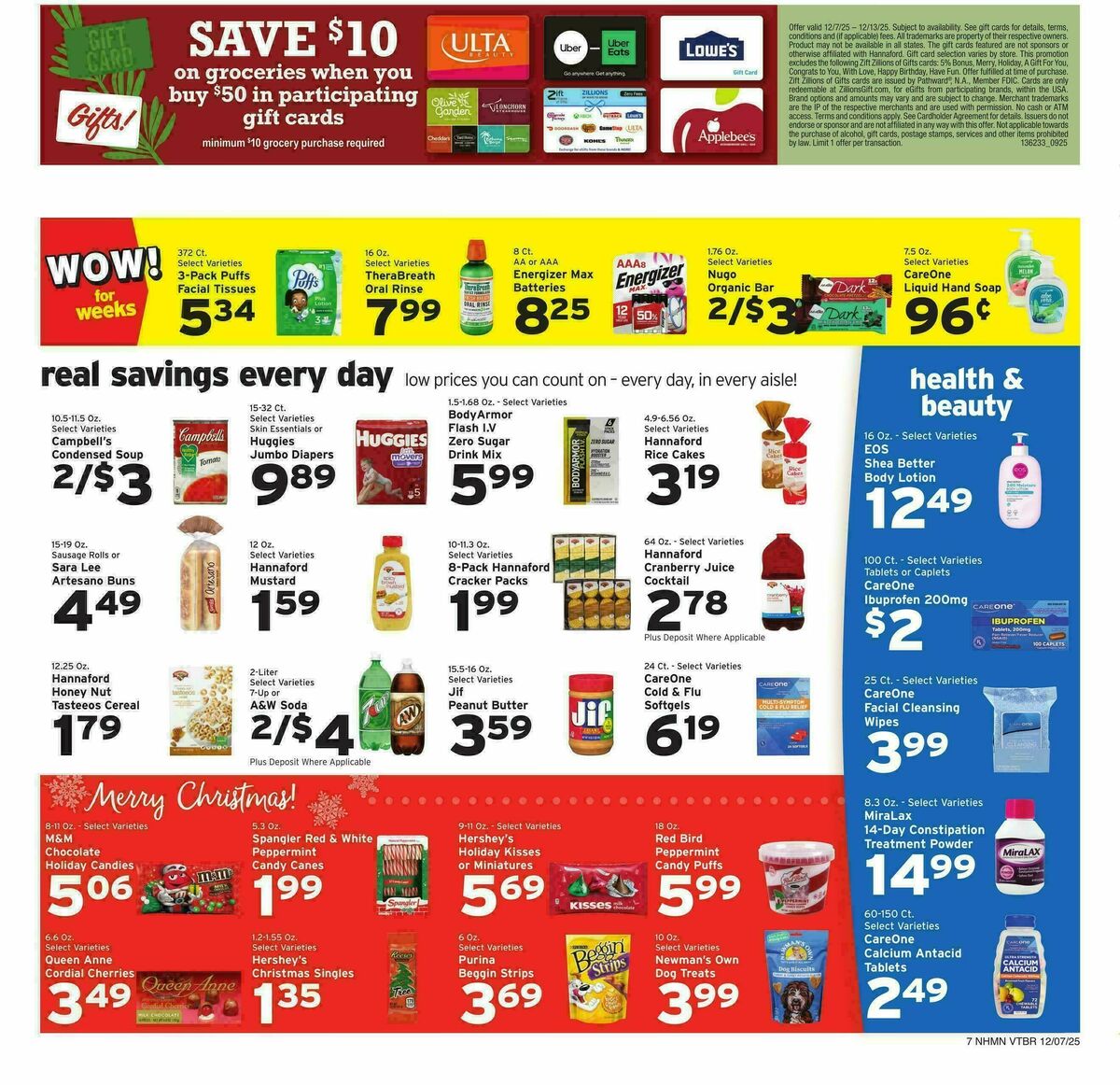 Hannaford Weekly Ad from December 7