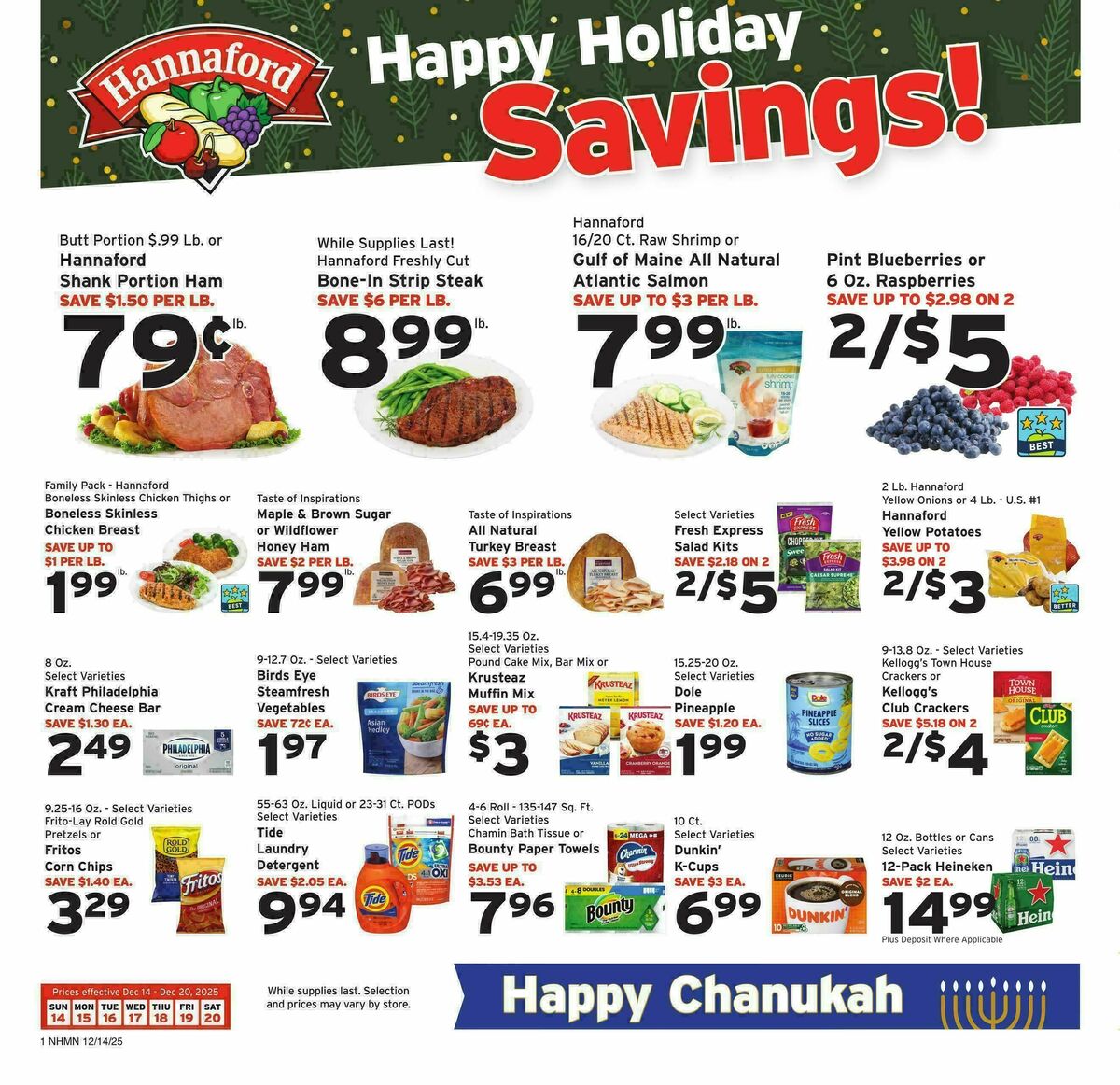 Hannaford Weekly Ad from December 14