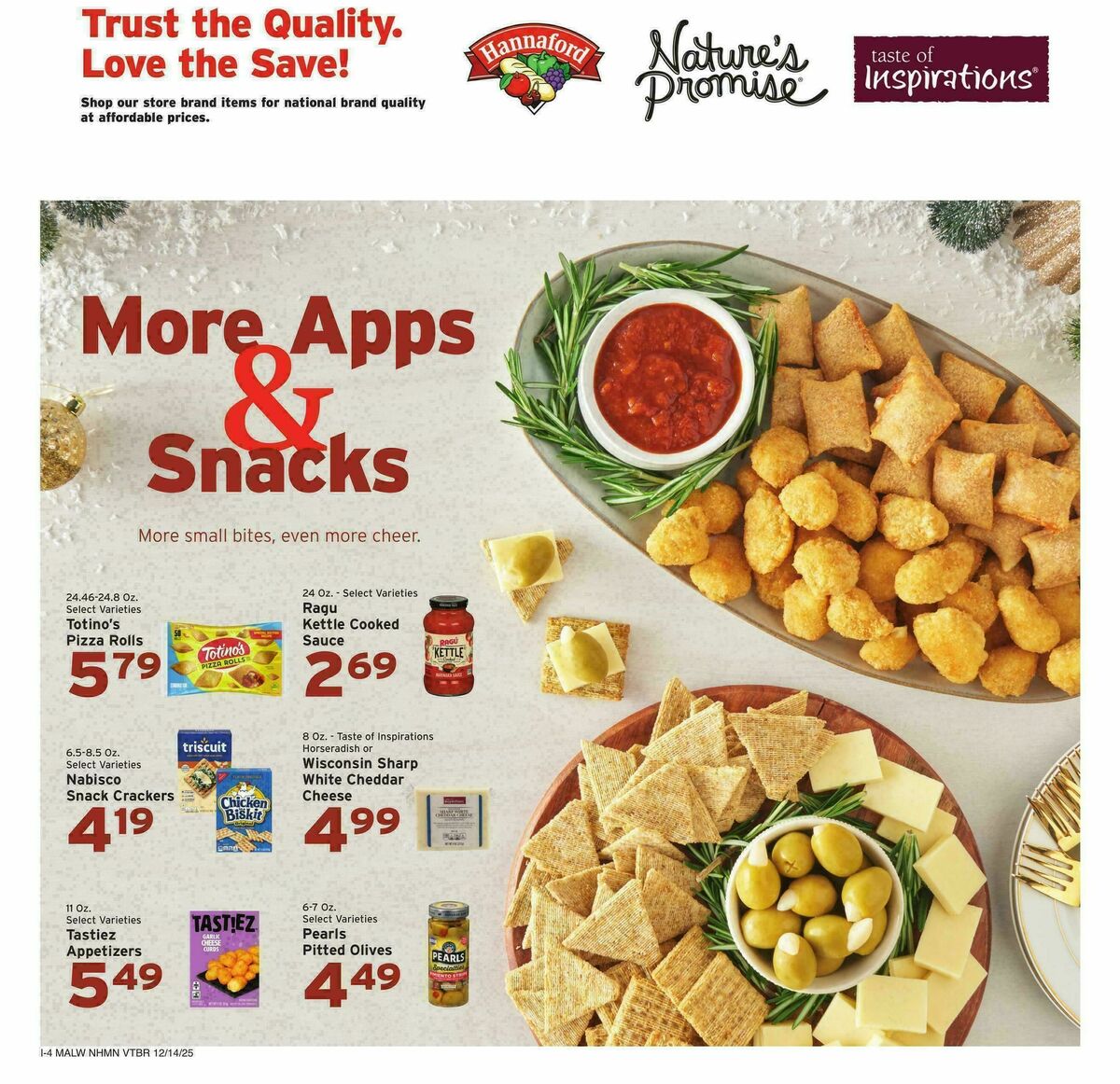 Hannaford Weekly Ad from December 14