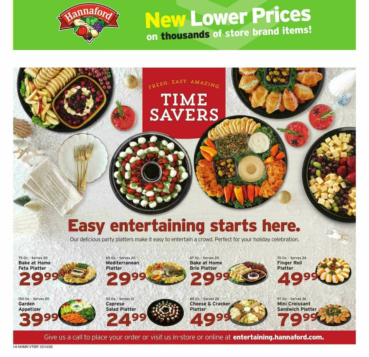 Hannaford Weekly Ad from December 14