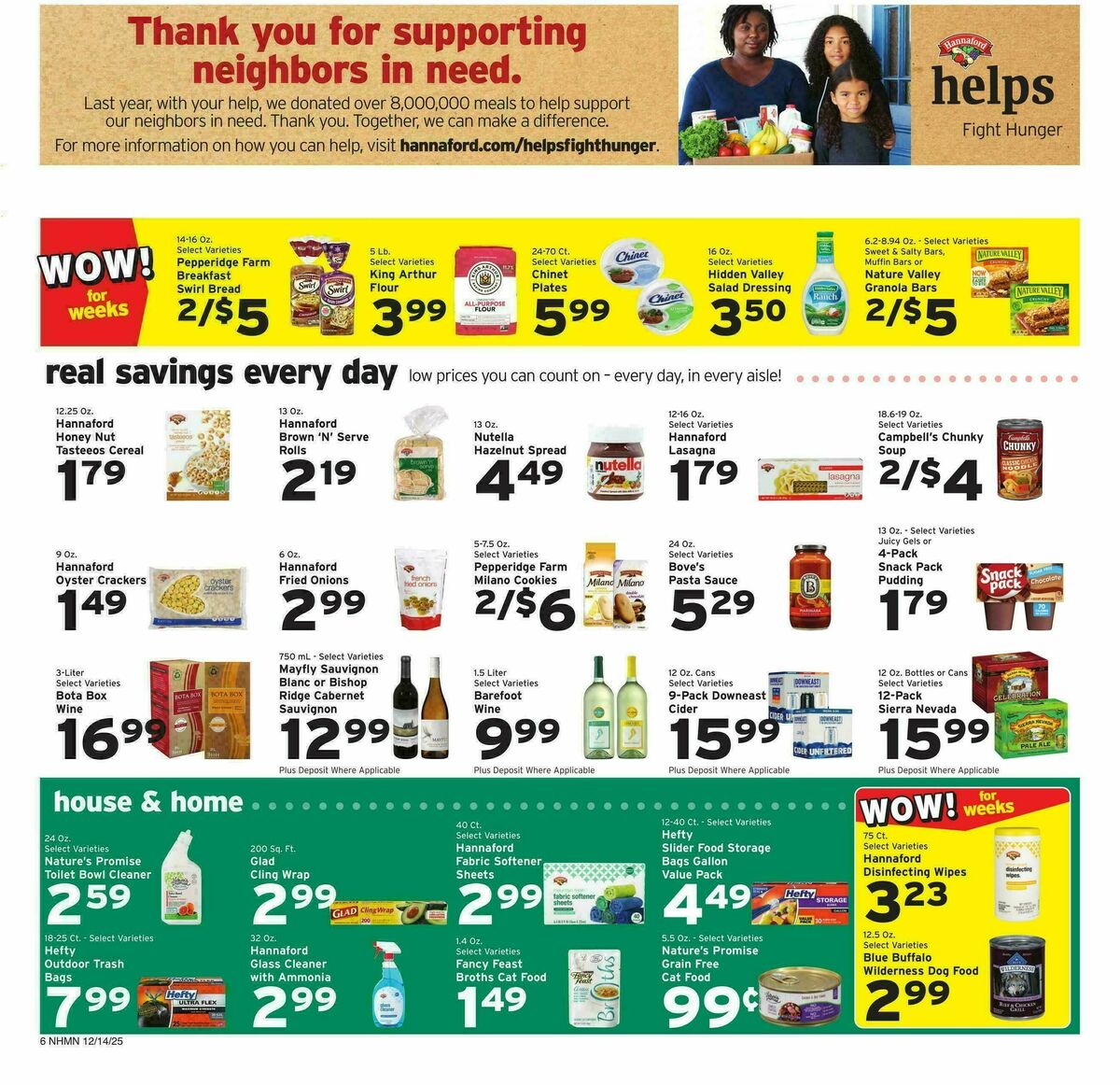 Hannaford Weekly Ad from December 14