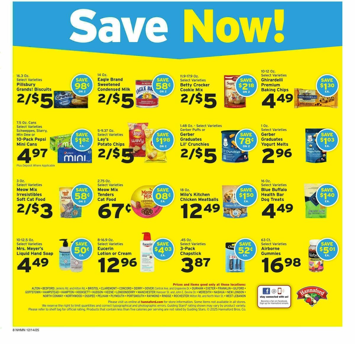 Hannaford Weekly Ad from December 14