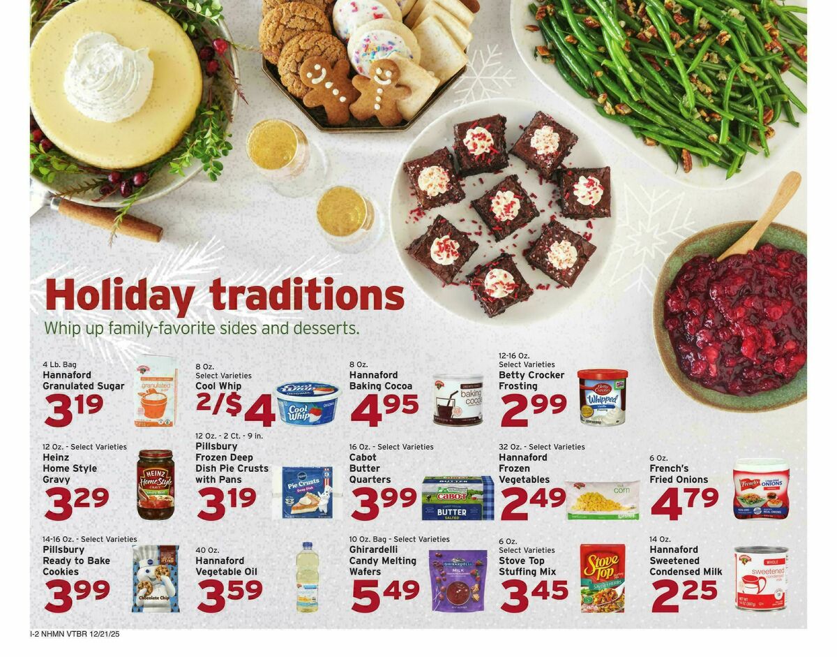 Hannaford Weekly Ad from December 21