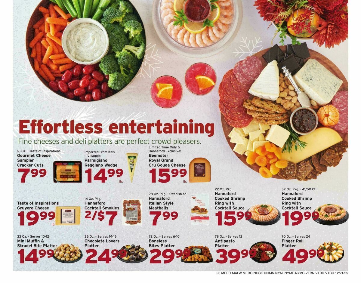 Hannaford Weekly Ad from December 21