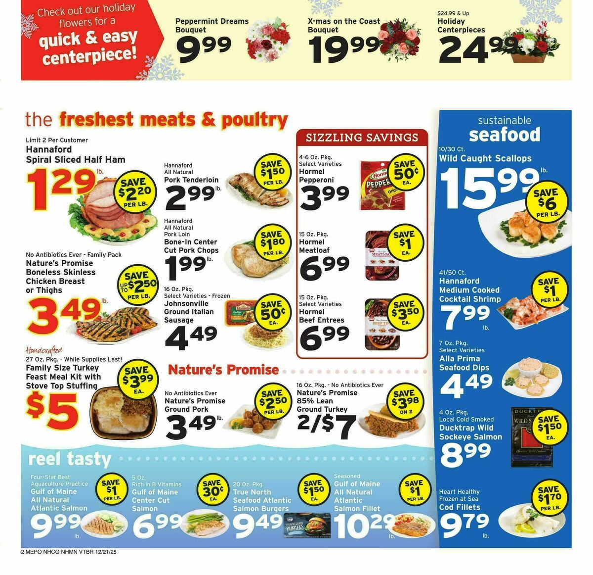 Hannaford Weekly Ad from December 21