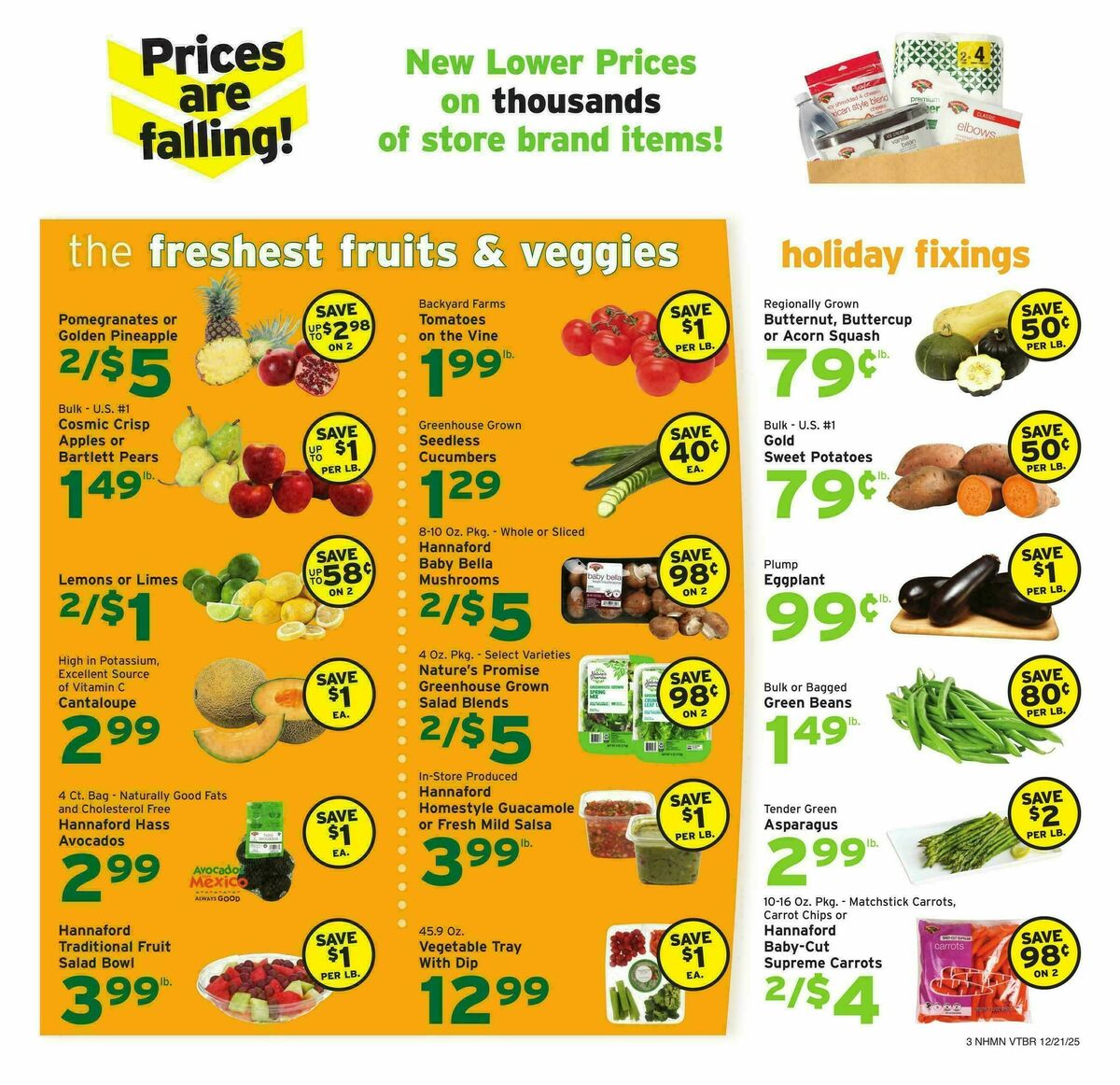 Hannaford Weekly Ad from December 21