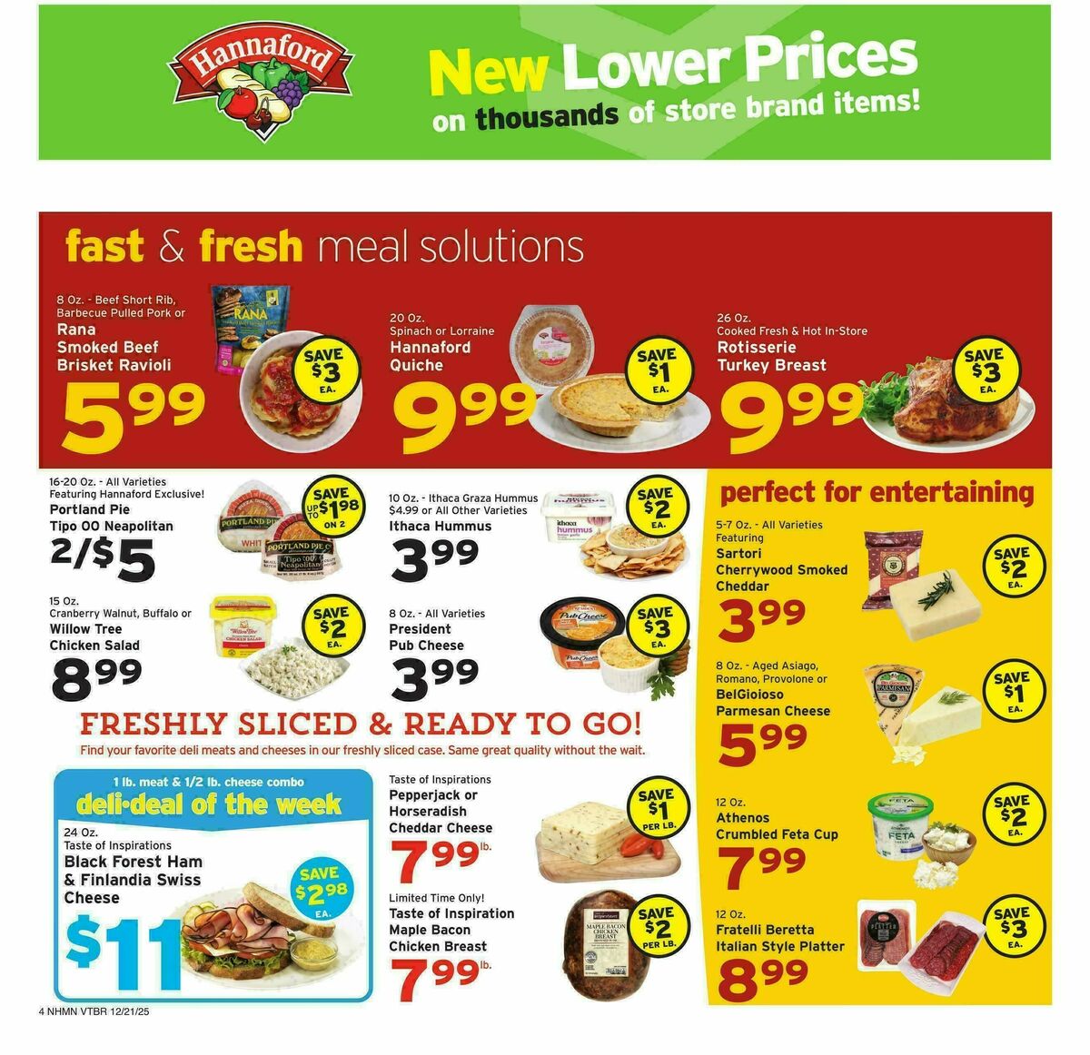 Hannaford Weekly Ad from December 21