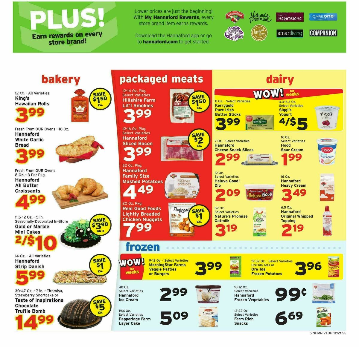 Hannaford Weekly Ad from December 21