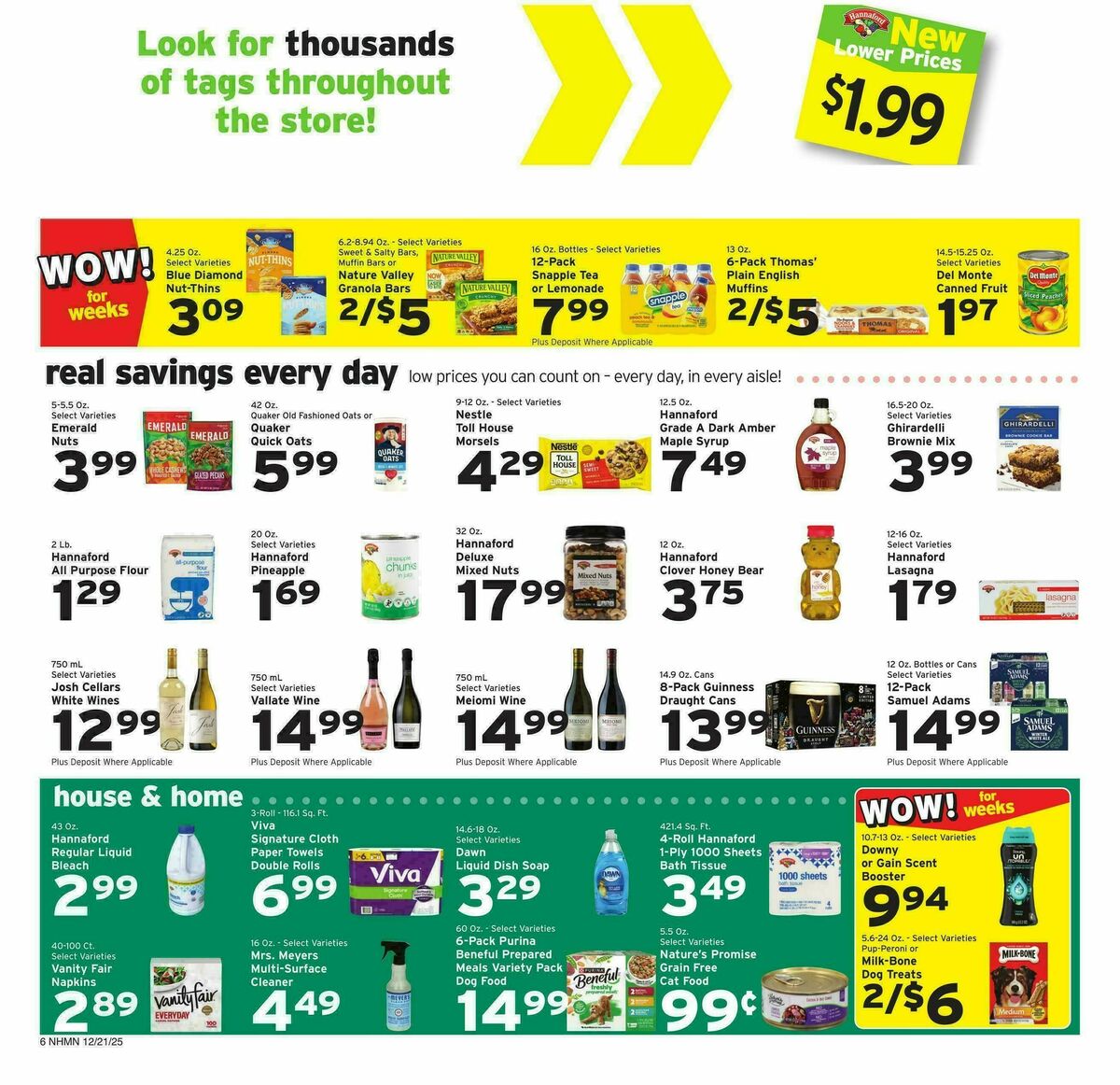 Hannaford Weekly Ad from December 21
