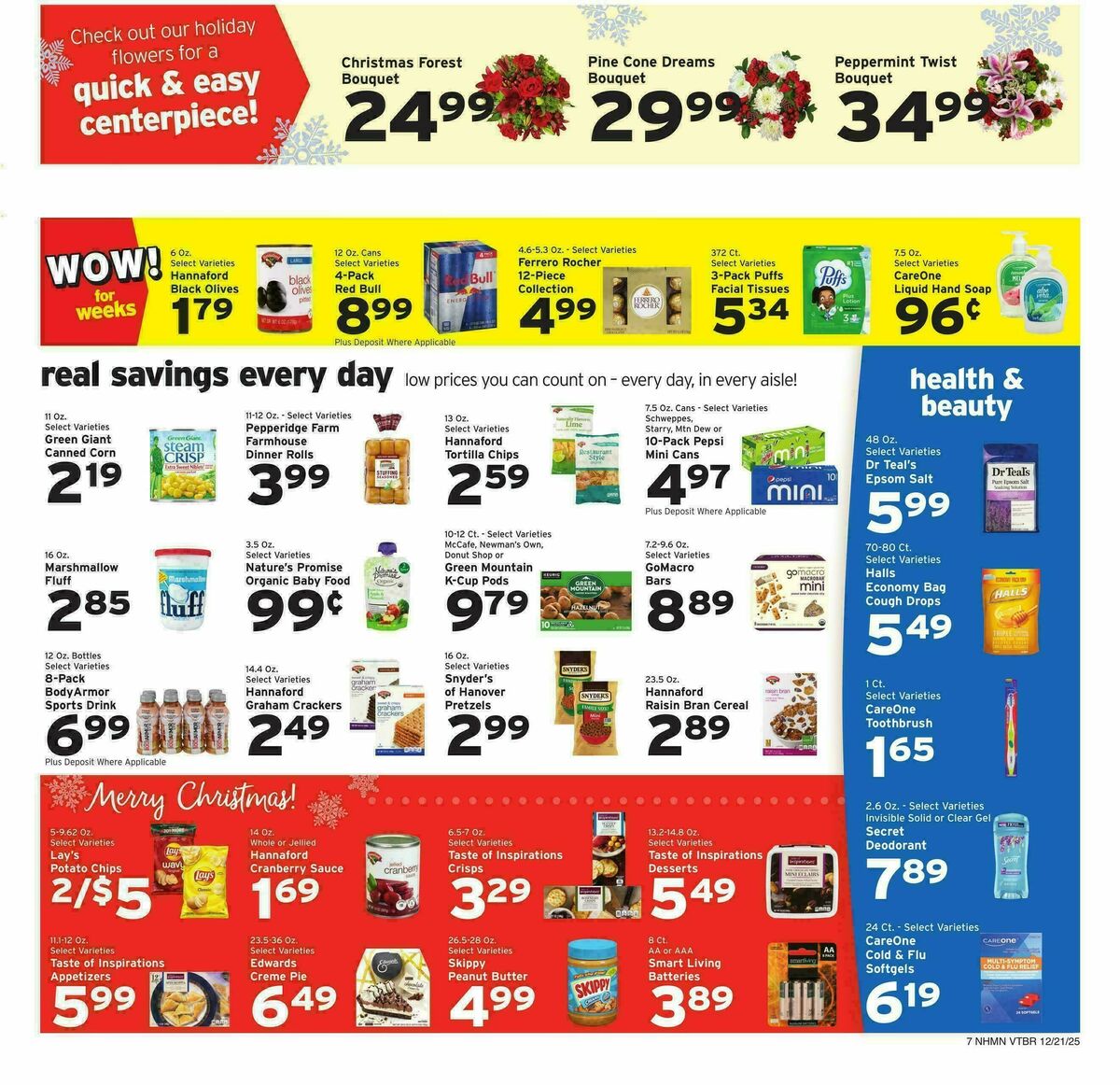 Hannaford Weekly Ad from December 21