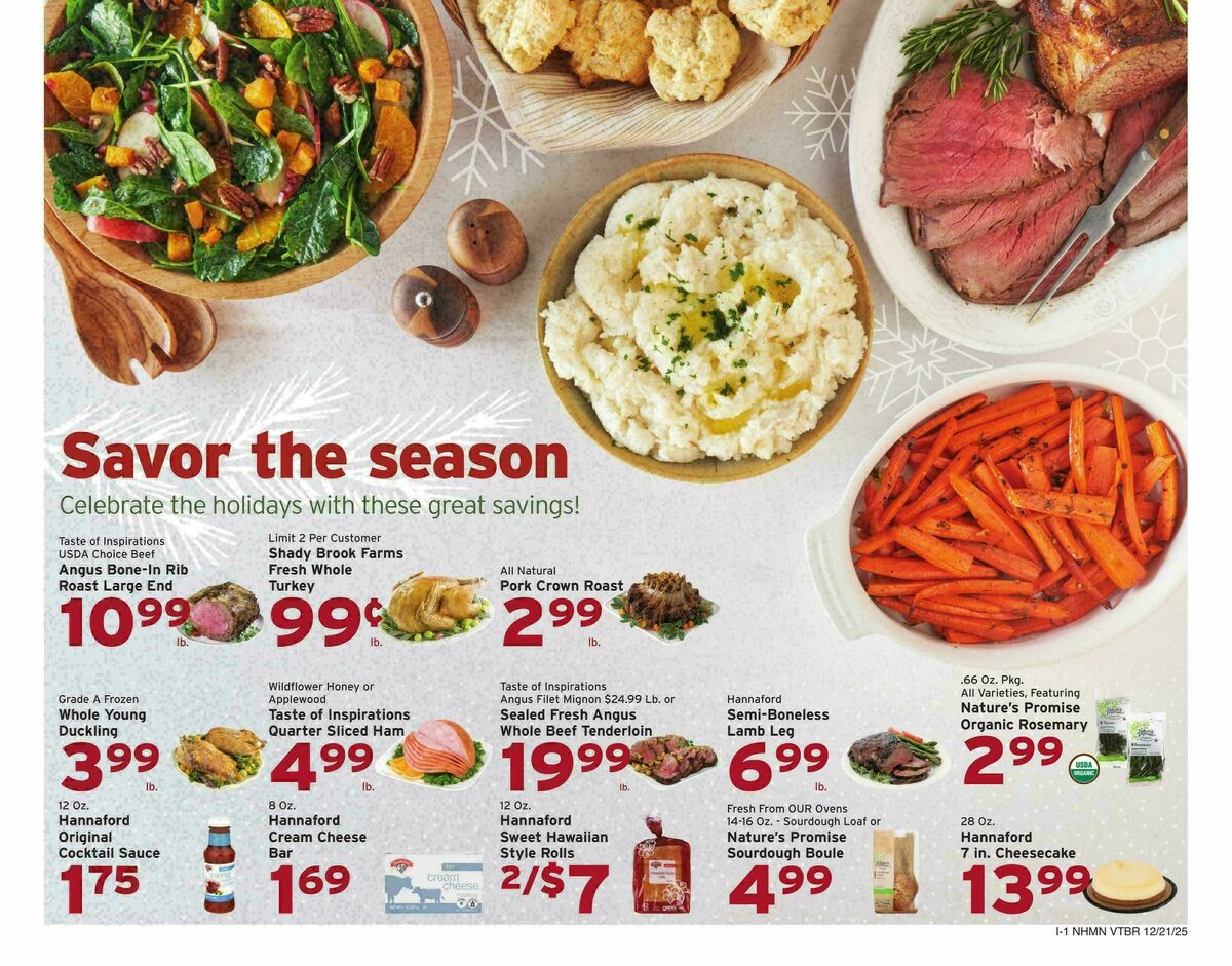 Hannaford Weekly Ad from December 21
