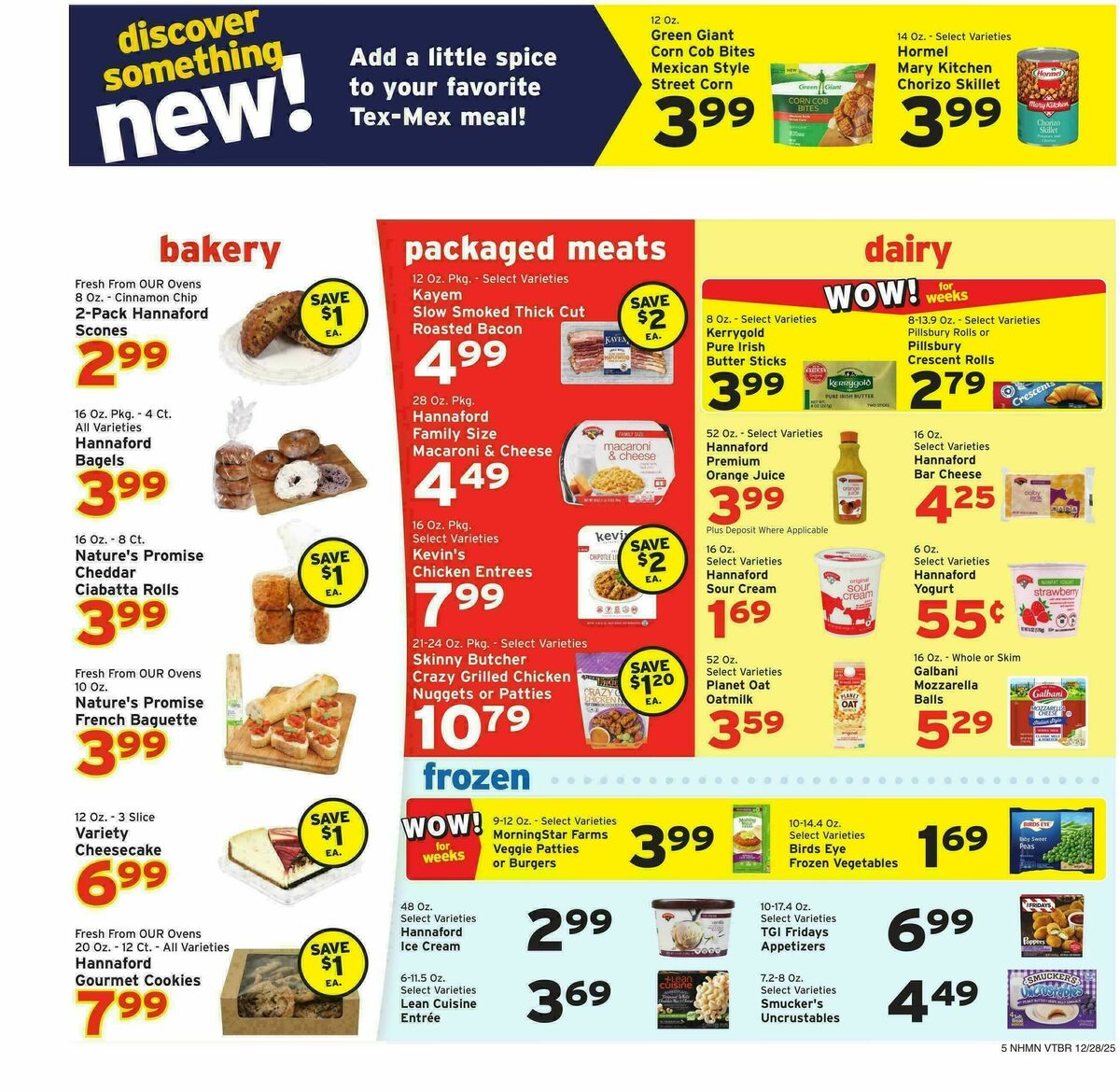 Hannaford Weekly Ad from December 28