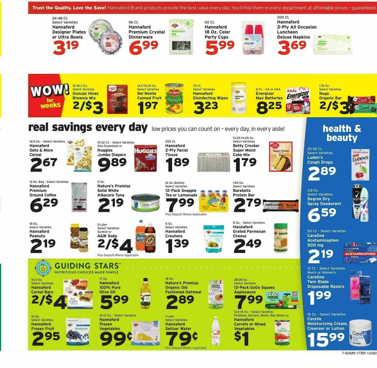 Hannaford Weekly Ad from December 28