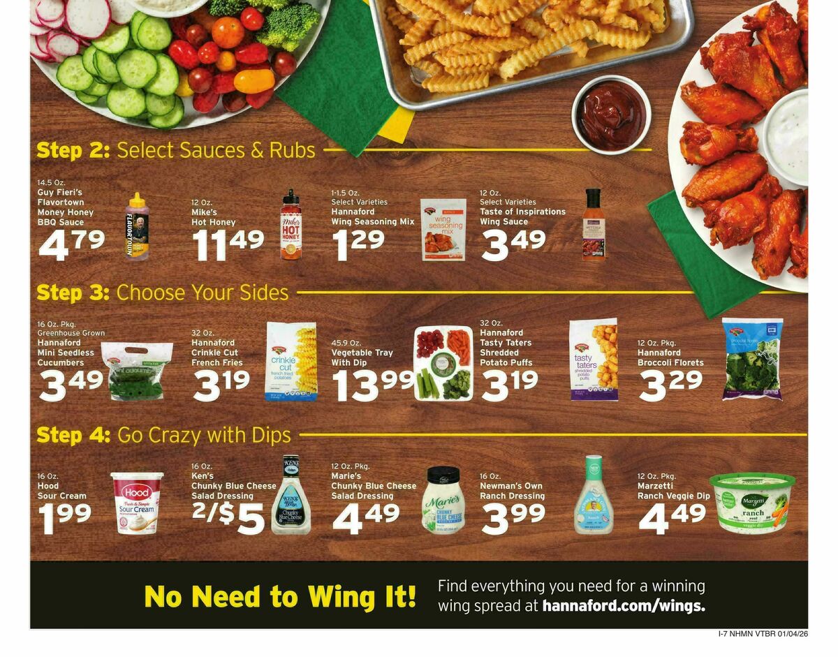 Hannaford Weekly Ad from January 4