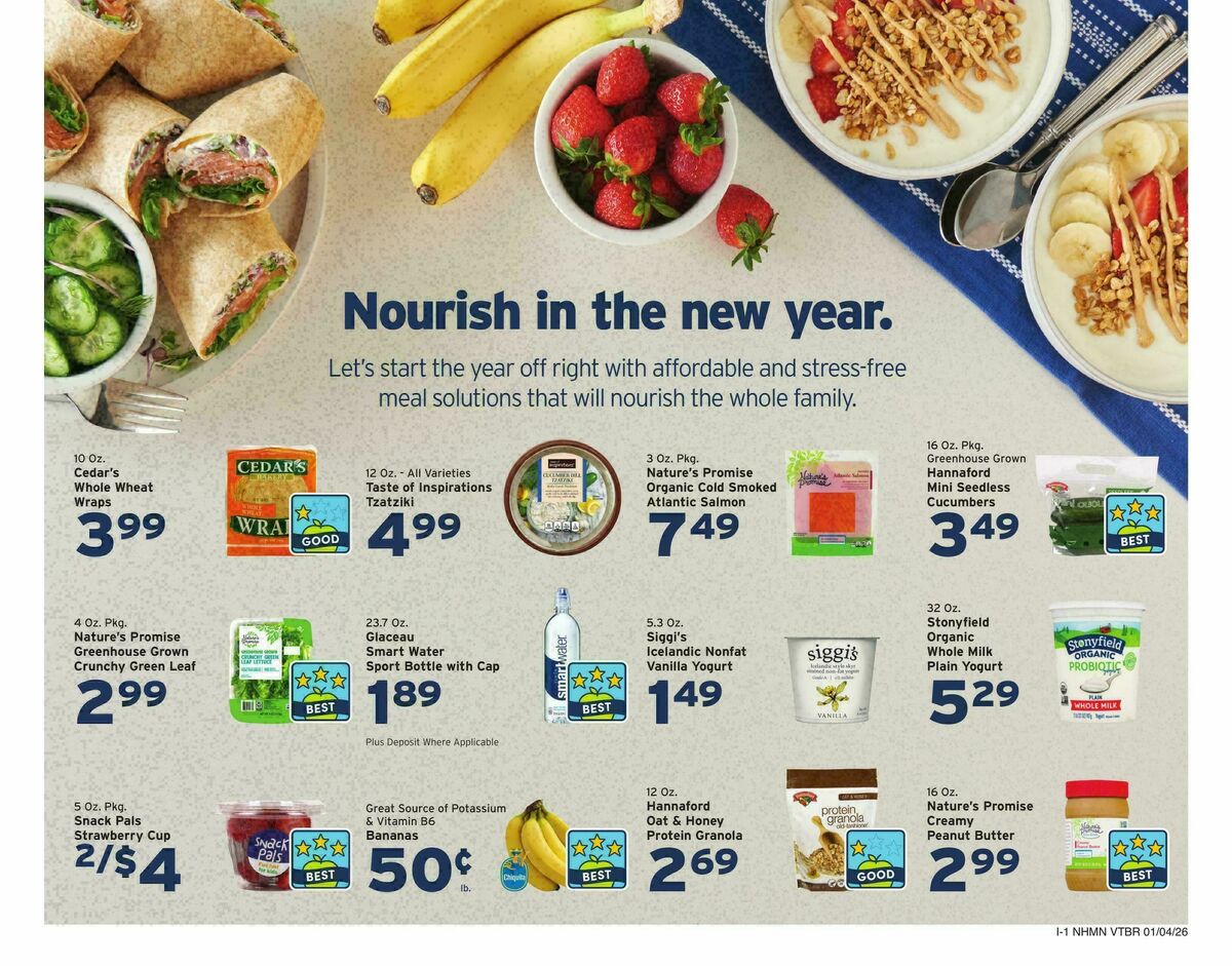 Hannaford Weekly Ad from January 4