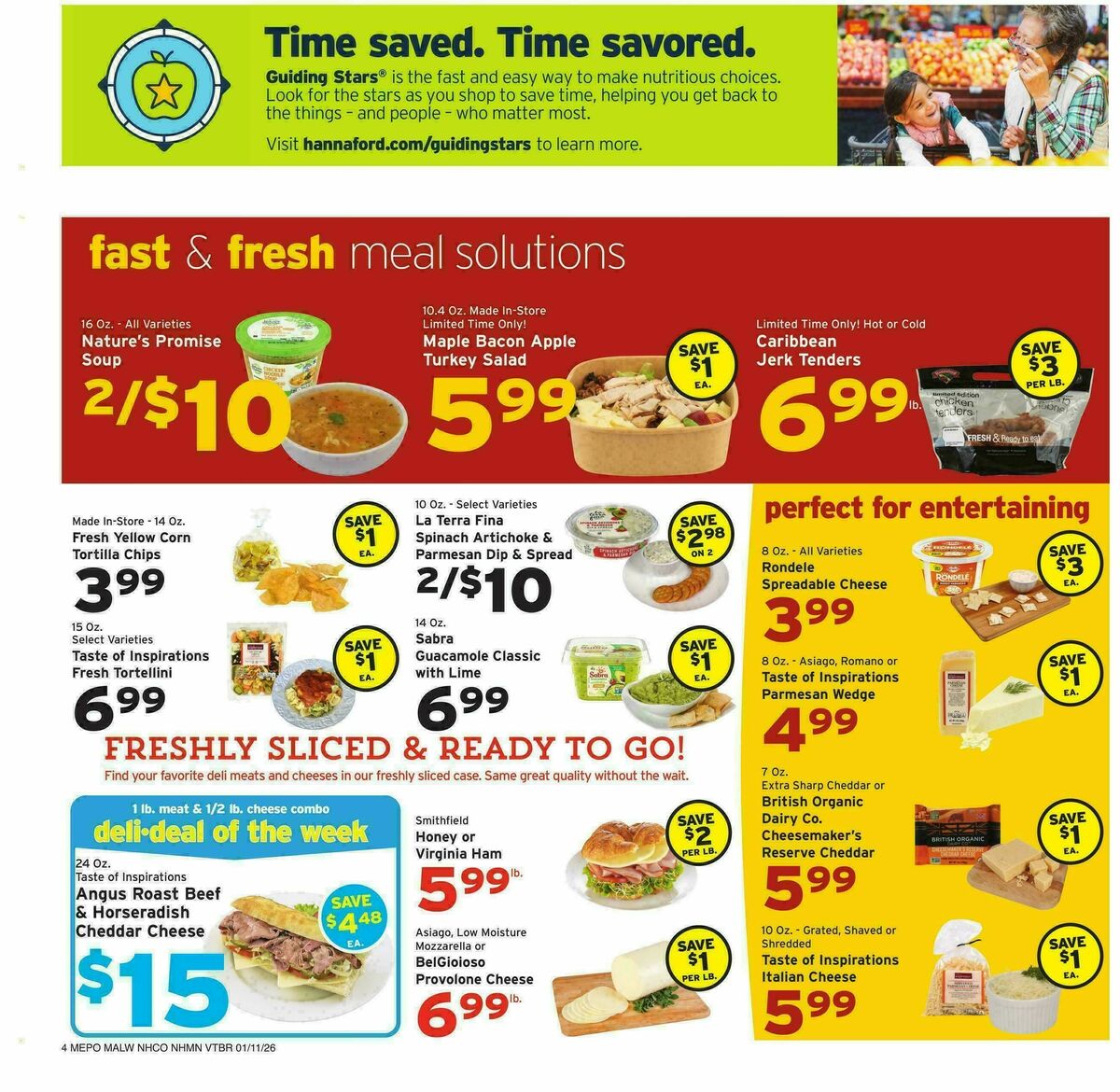 Hannaford Weekly Ad from January 11