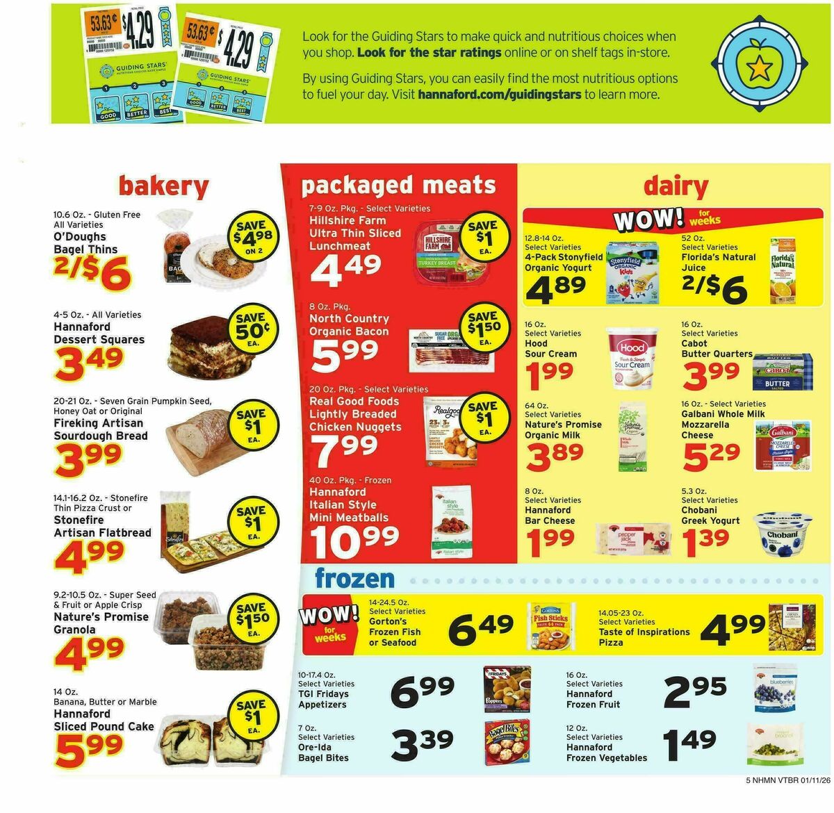 Hannaford Weekly Ad from January 11