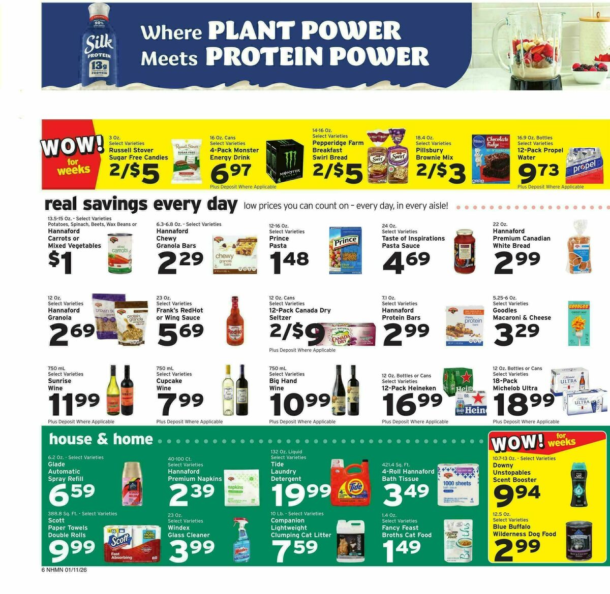 Hannaford Weekly Ad from January 11
