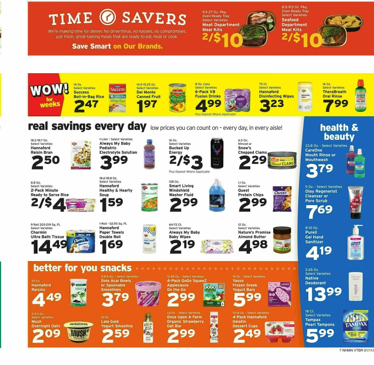 Hannaford Weekly Ad from January 11