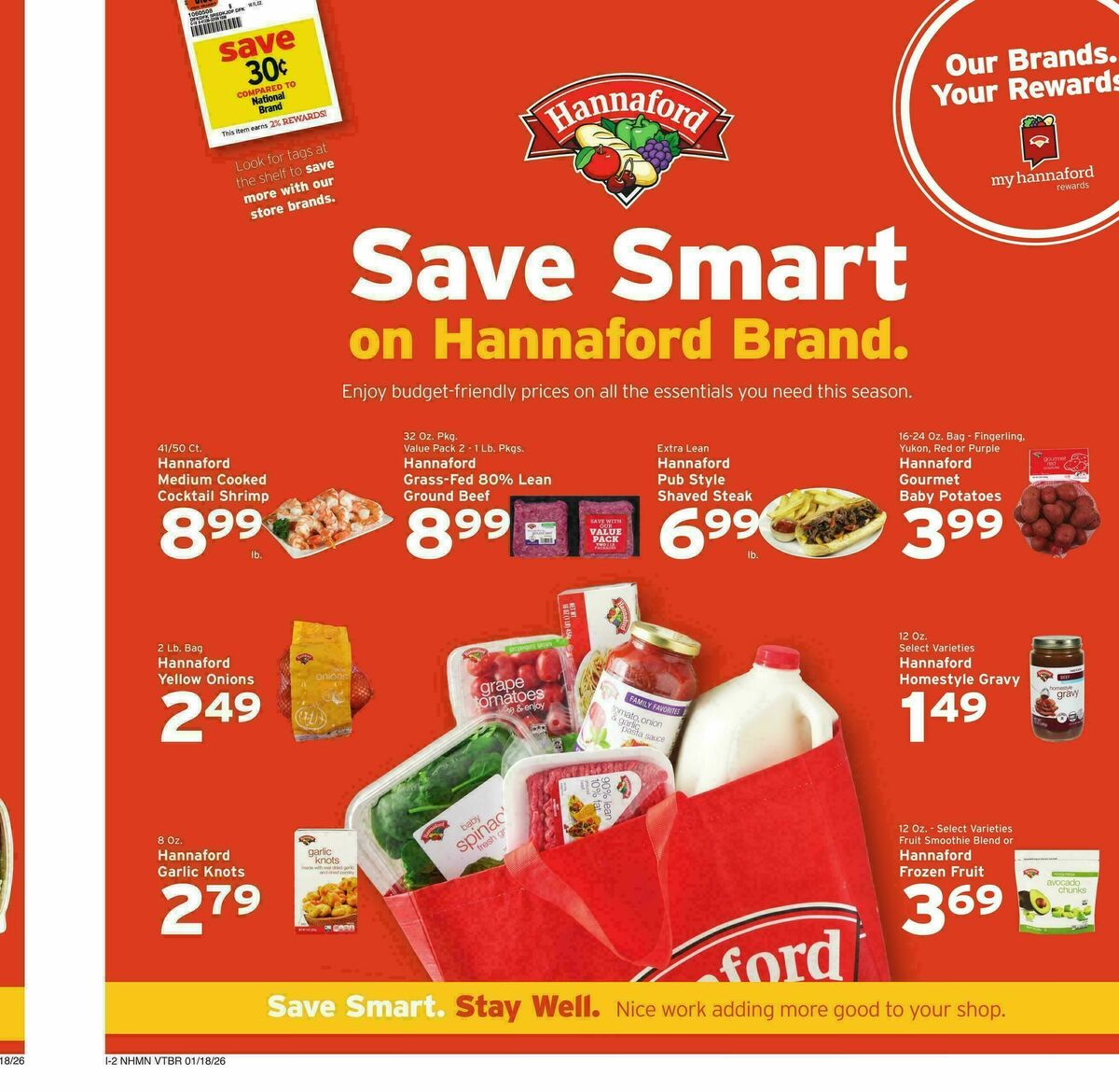 Hannaford Weekly Ad from January 18
