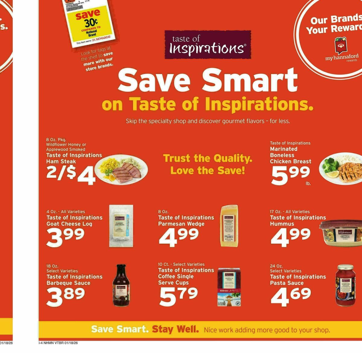 Hannaford Weekly Ad from January 18