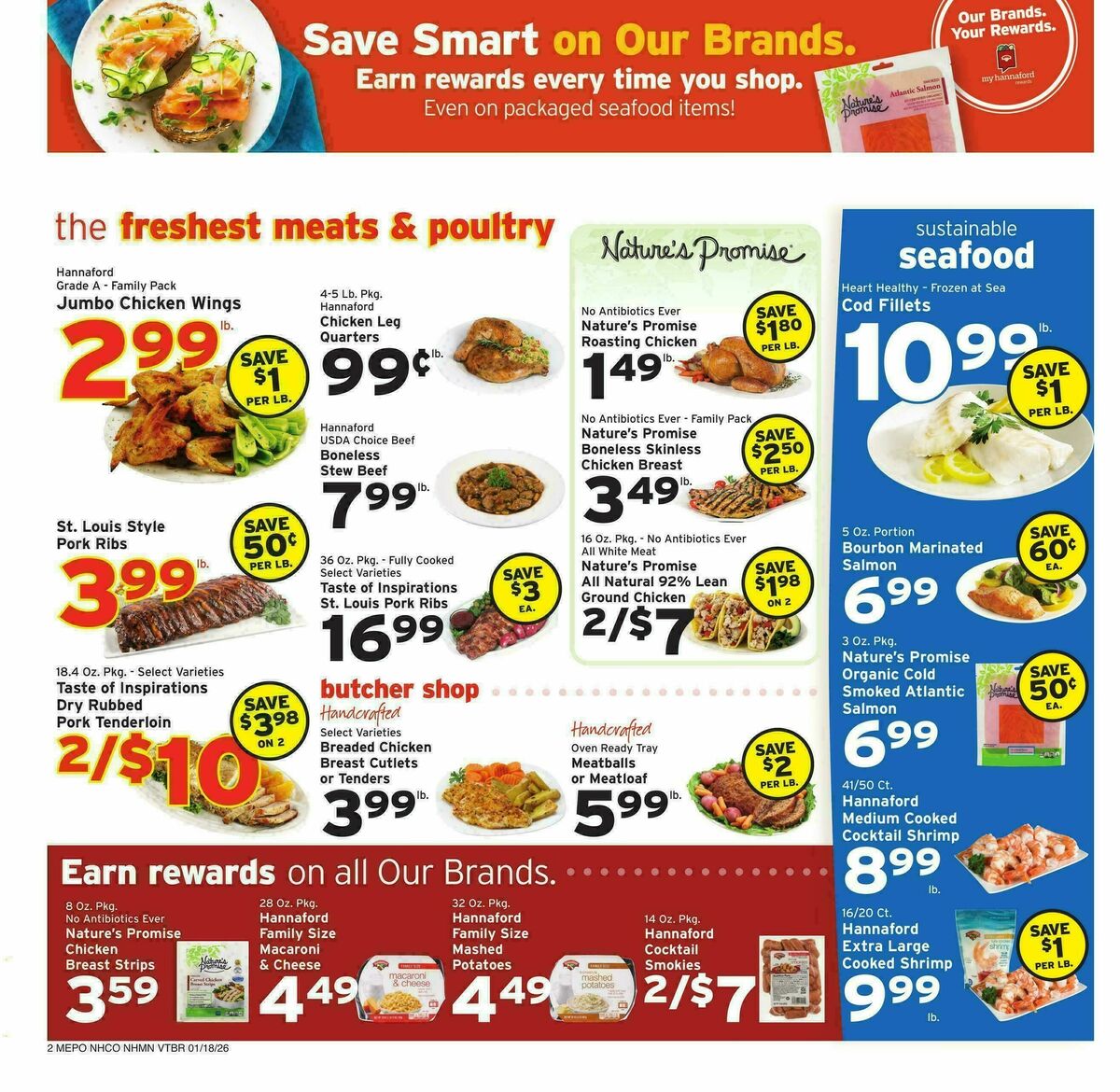 Hannaford Weekly Ad from January 18