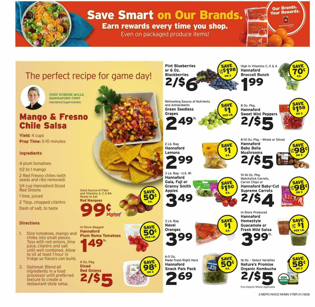 Hannaford Weekly Ad from January 18