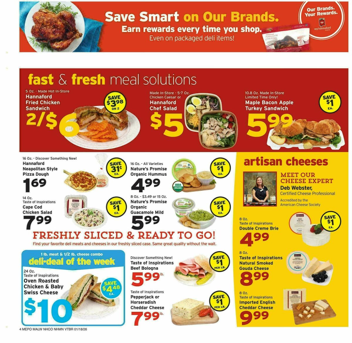 Hannaford Weekly Ad from January 18