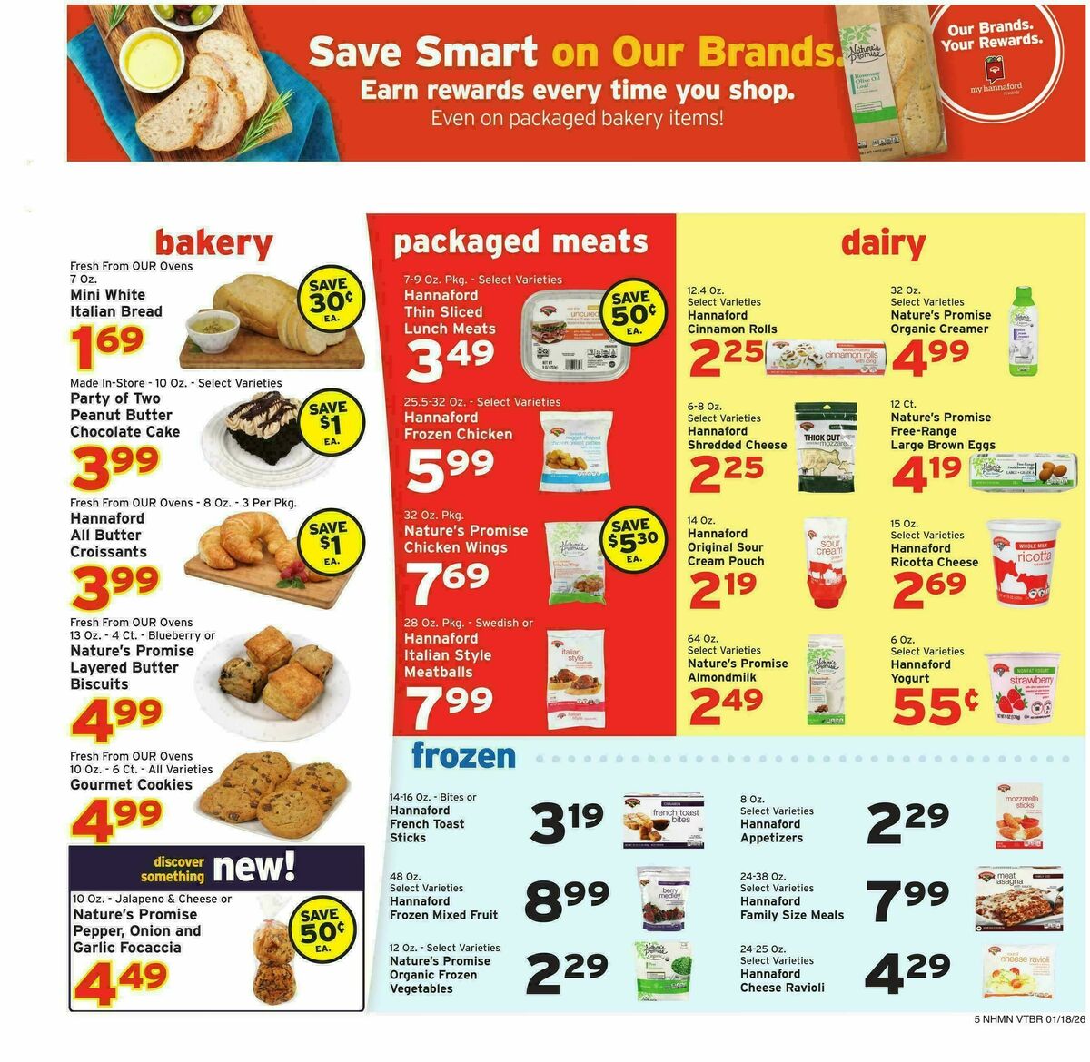 Hannaford Weekly Ad from January 18