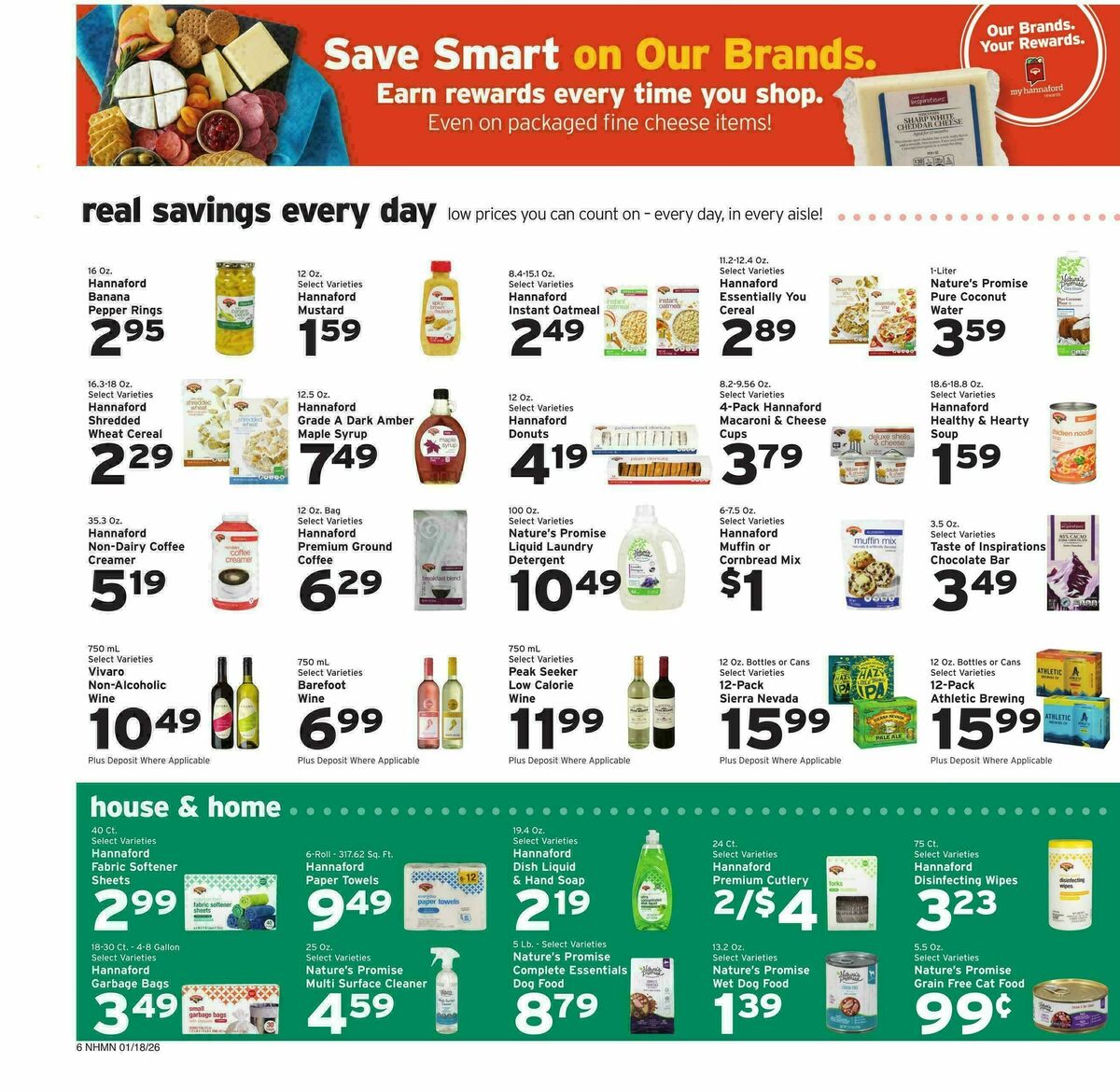 Hannaford Weekly Ad from January 18