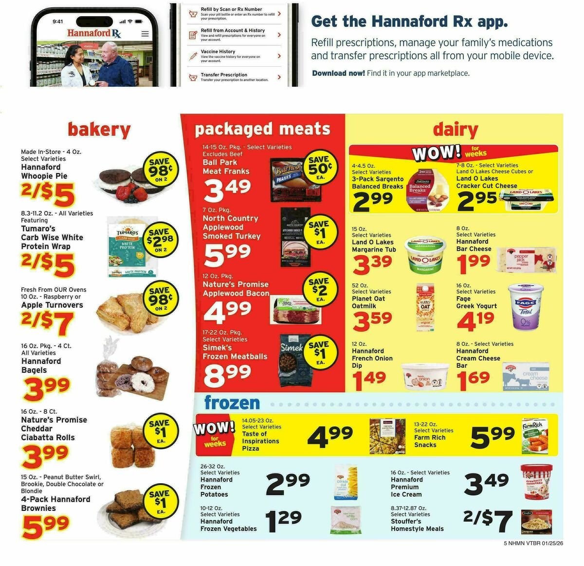Hannaford Weekly Ad from January 25