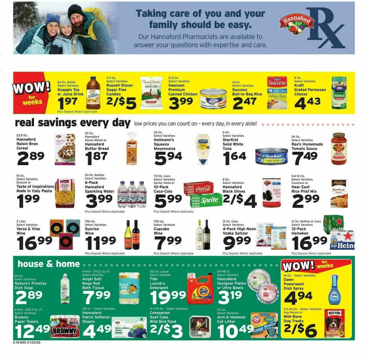 Hannaford Weekly Ad from January 25