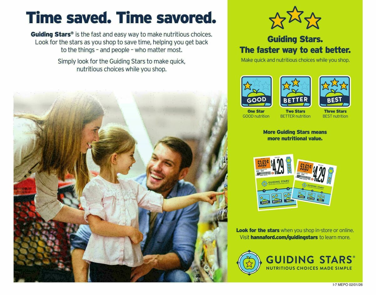 Hannaford Weekly Ad from February 1