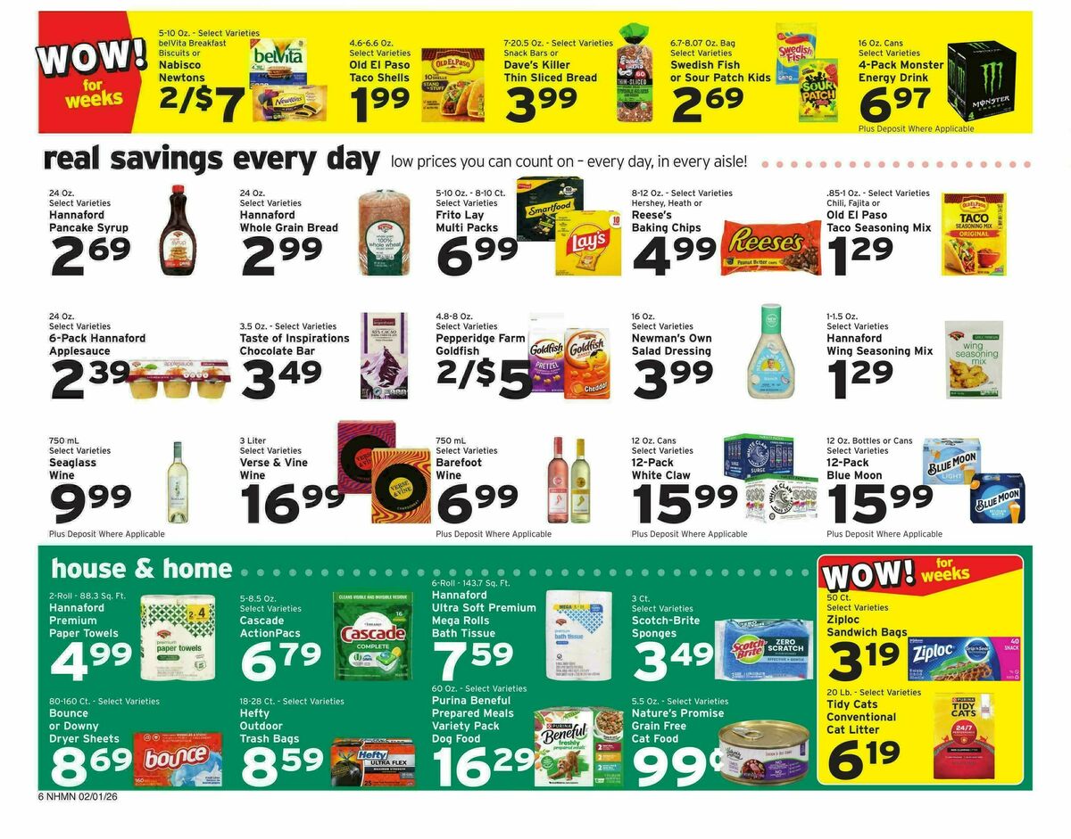 Hannaford Weekly Ad from February 1