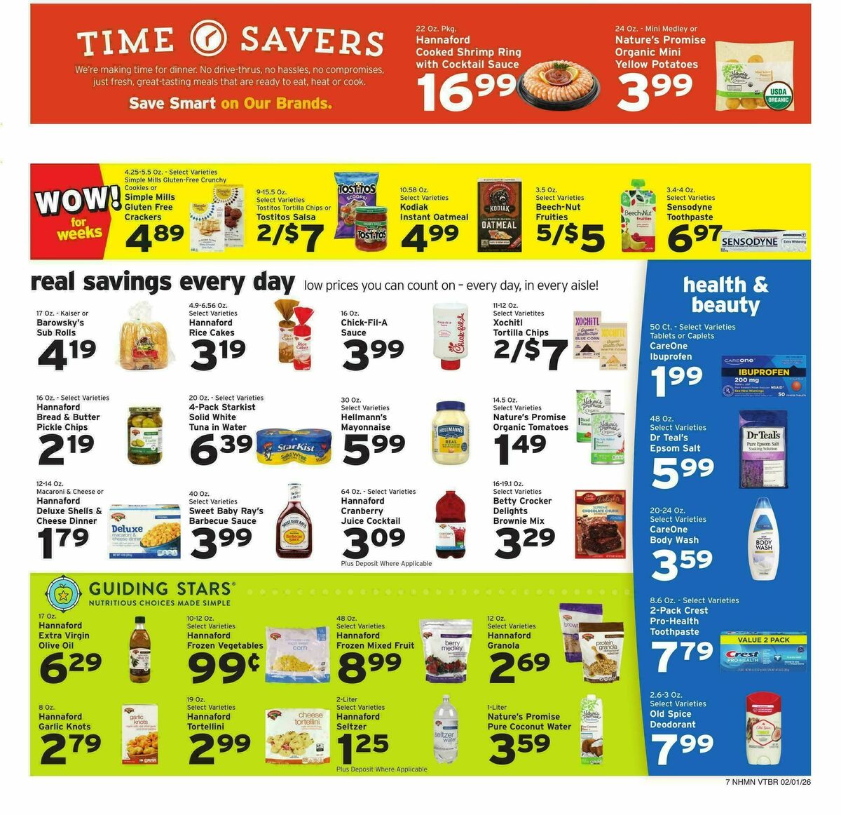 Hannaford Weekly Ad from February 1