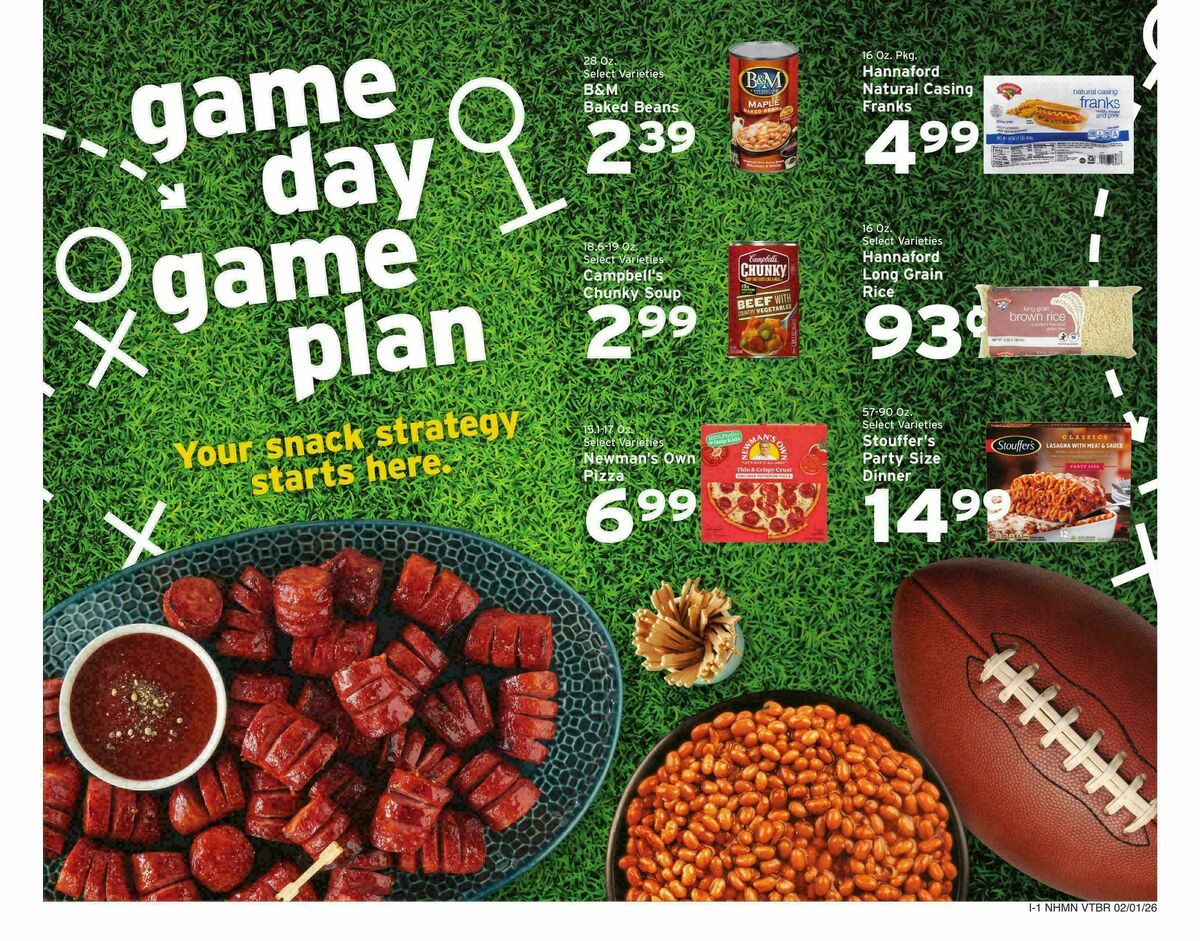 Hannaford Weekly Ad from February 1