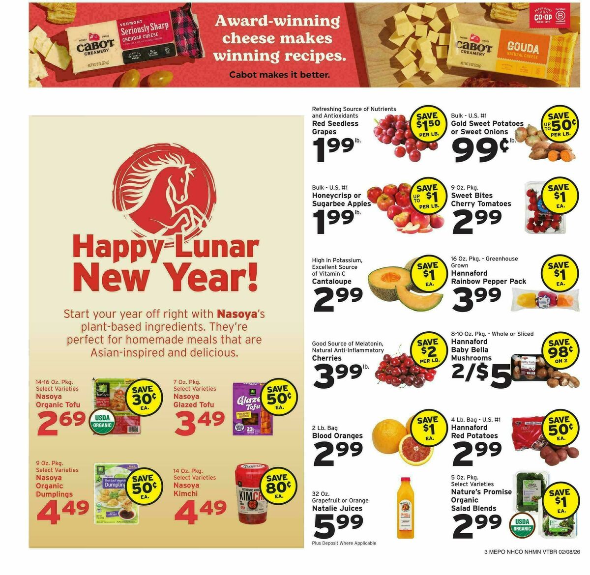 Hannaford Weekly Ad from February 8