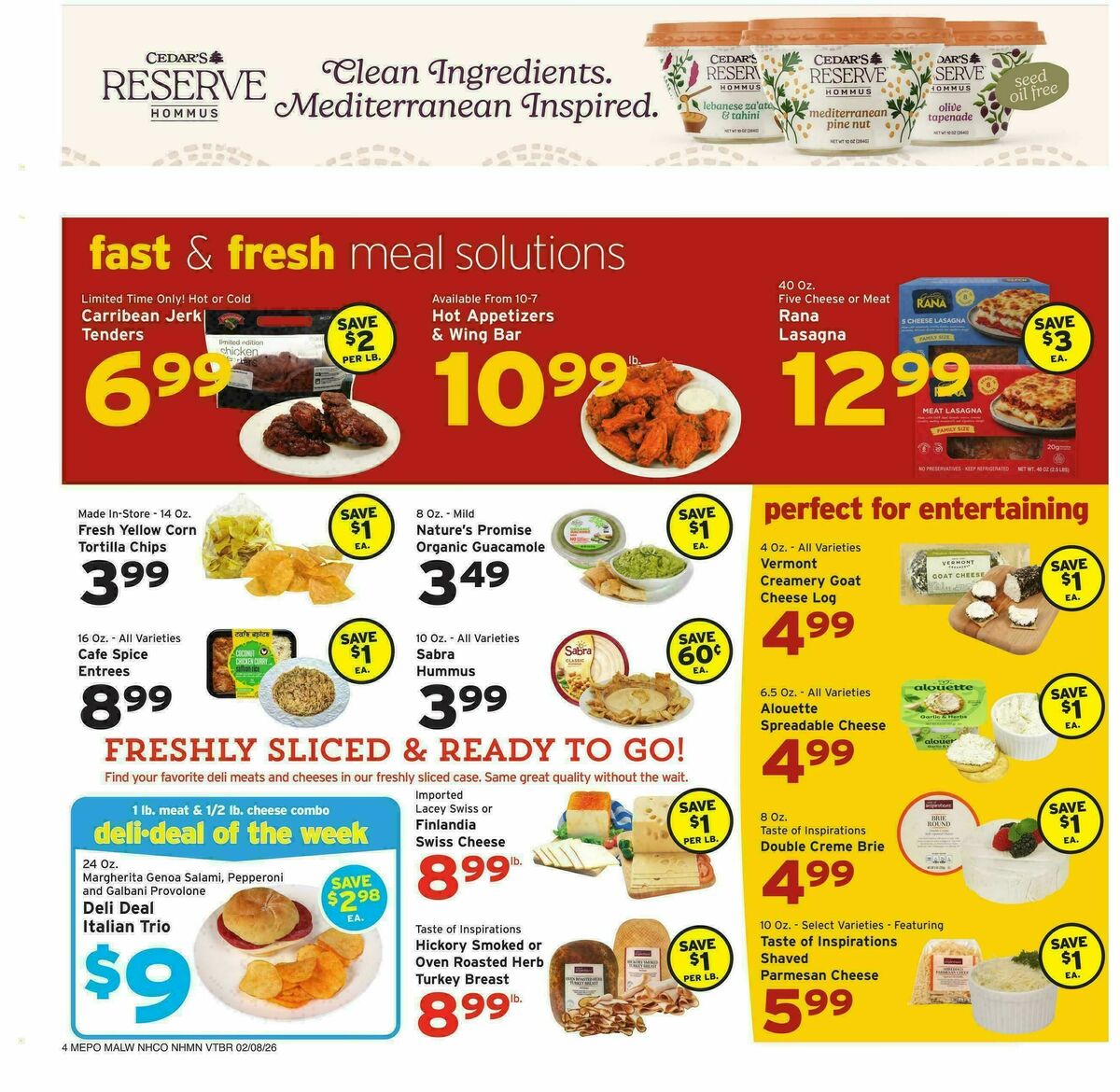 Hannaford Weekly Ad from February 8