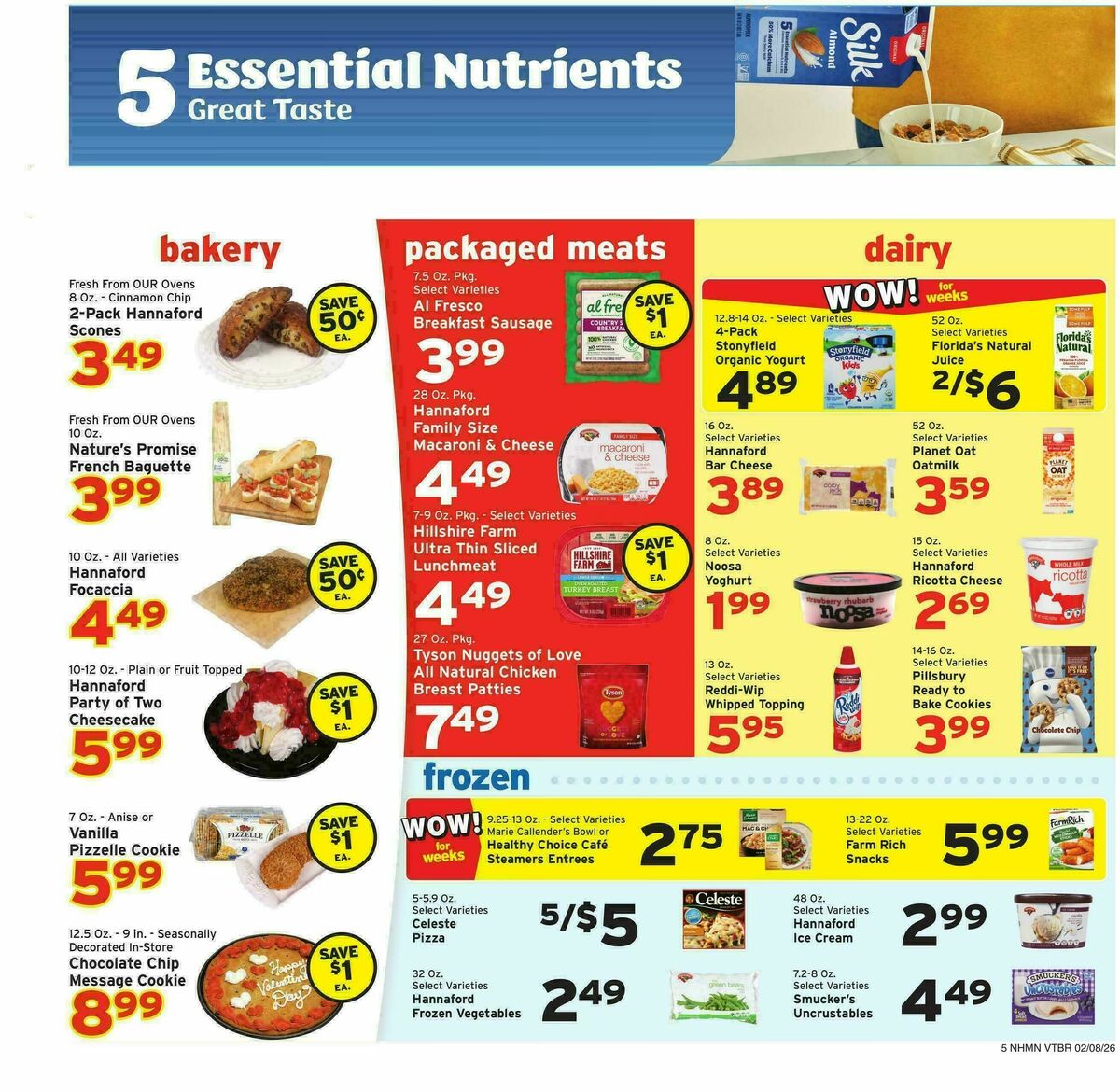 Hannaford Weekly Ad from February 8