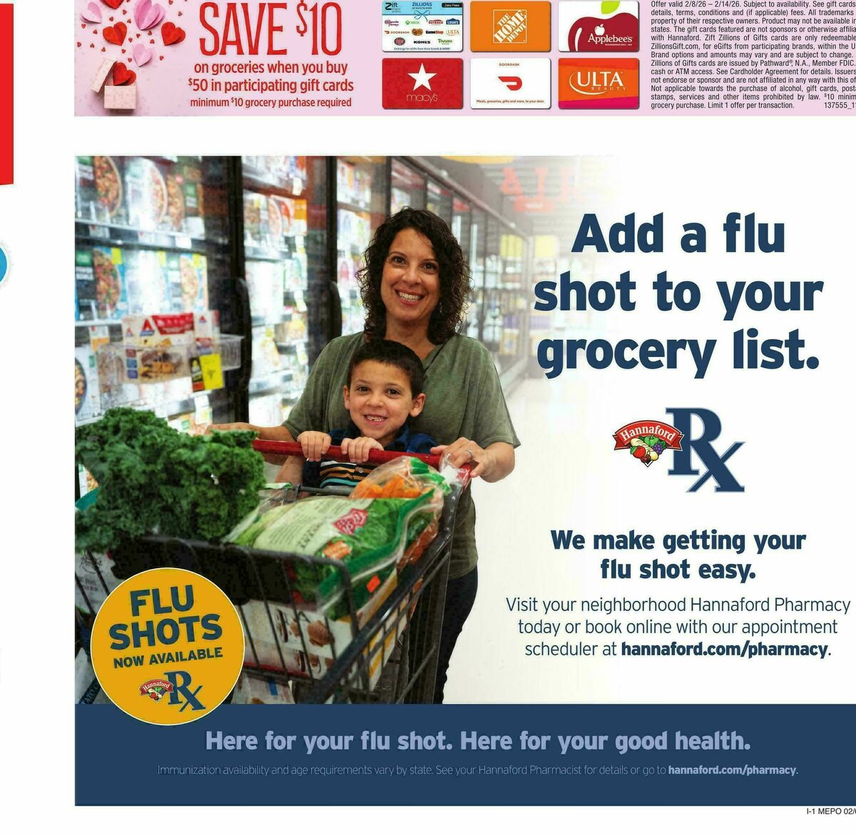 Hannaford Weekly Ad from February 8