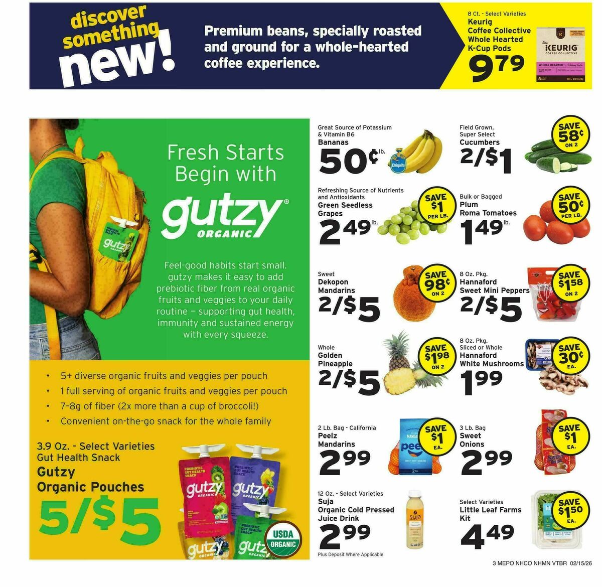 Hannaford Weekly Ad from February 15