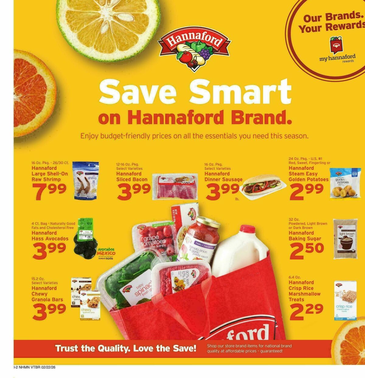 Hannaford Weekly Ad from February 22