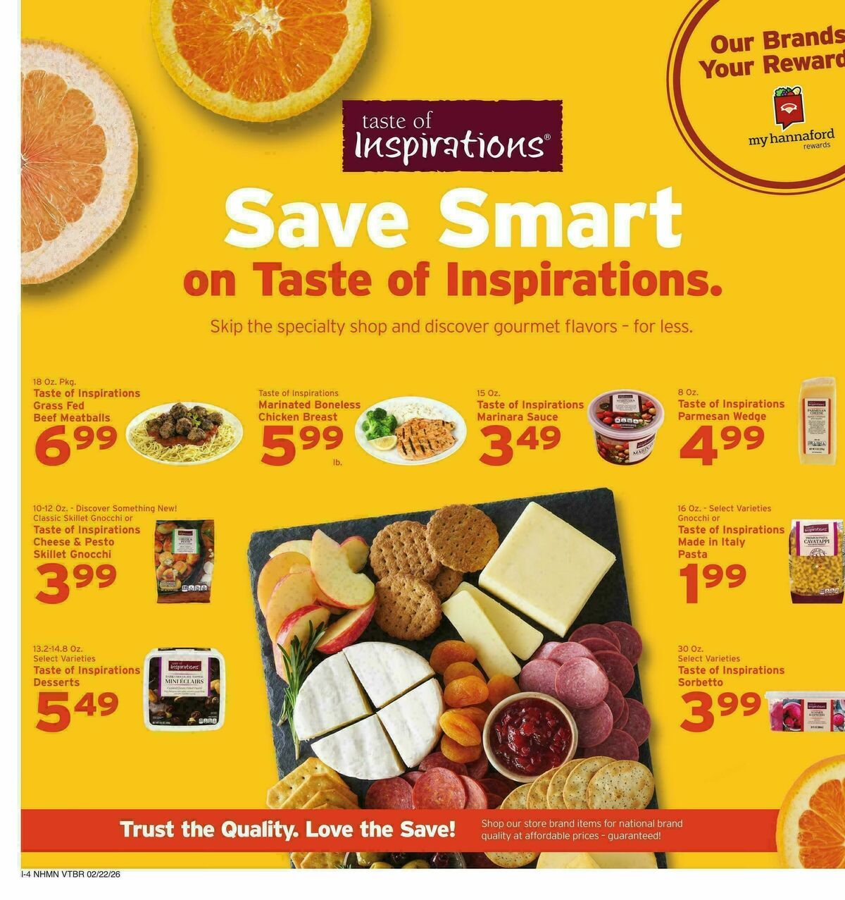 Hannaford Weekly Ad from February 22