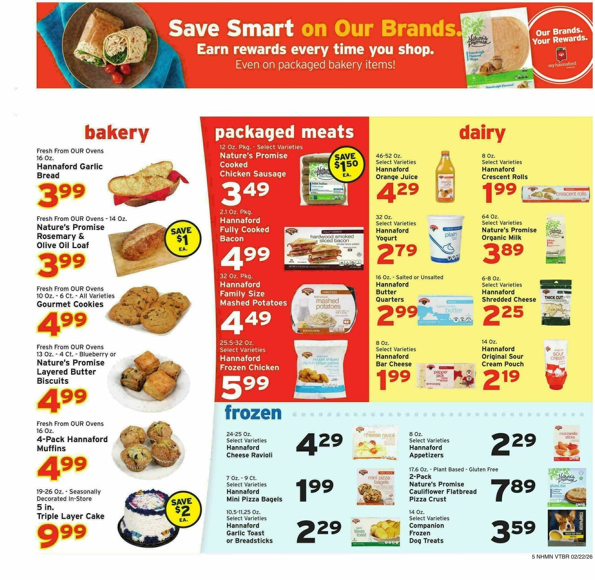 Hannaford Weekly Ad from February 22