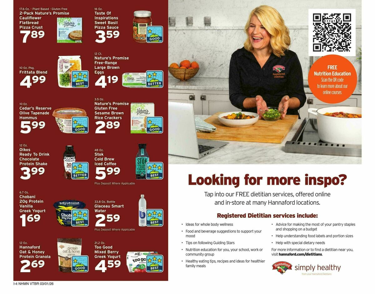 Hannaford Weekly Ad from March 1