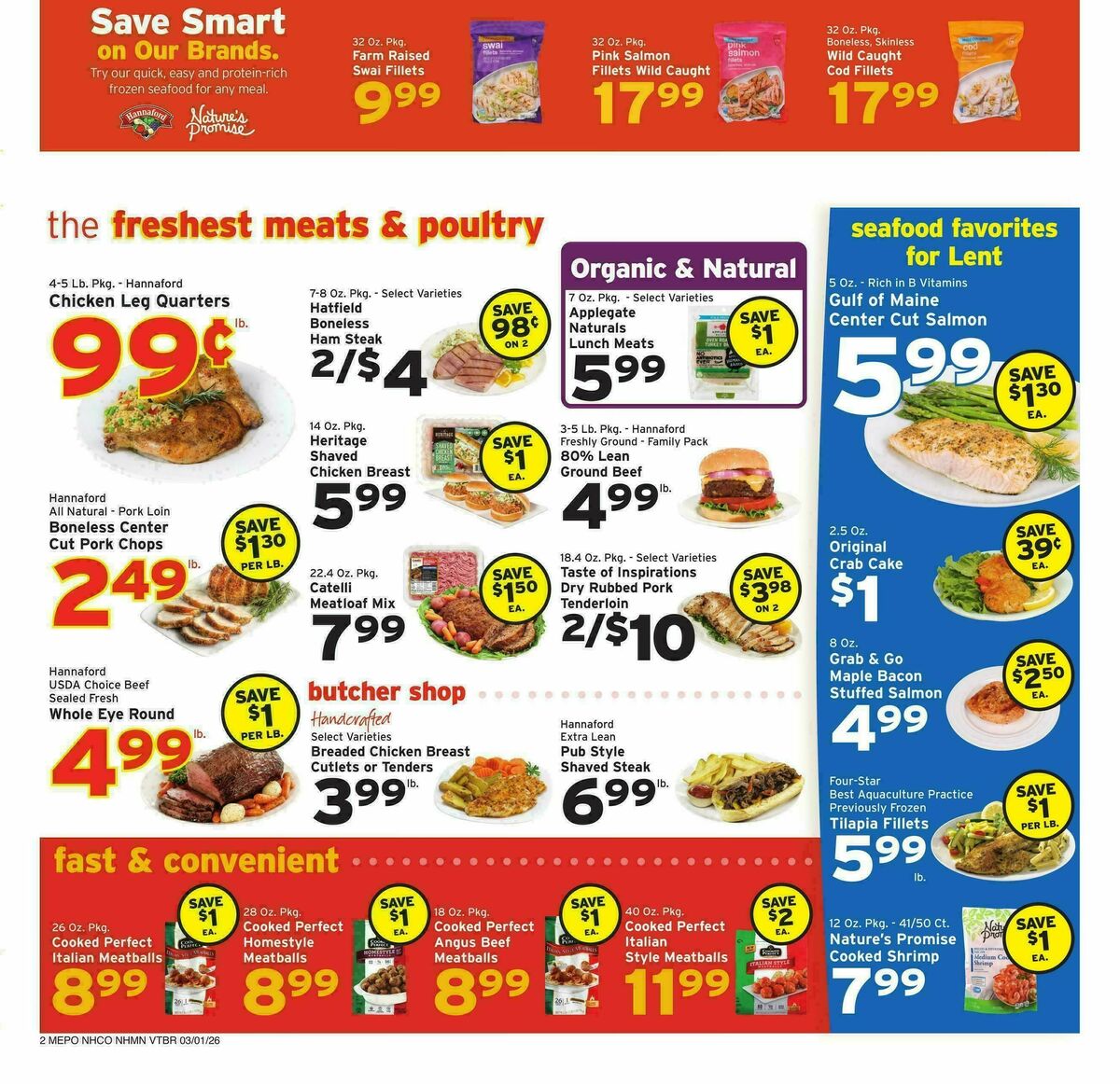 Hannaford Weekly Ad from March 1